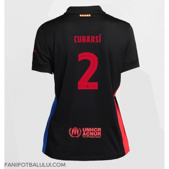 Barcelona Pau Cubarsi #2 Tricou Fotbal Replică 2024-25 Femei Deplasare